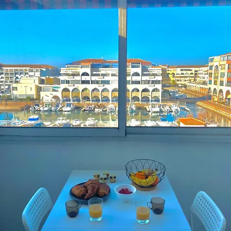 #sete Vue Port Parking Prive Plages 3min 아파트 *